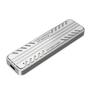 M2 NVME SSD Enclosure Aluminium-alloy USB3.2 Type-C Gen2- Hard Drive Box Tool-free for M2 PCIe NVMe SSD 2280/60/42/30