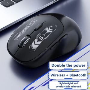 COOLCELLS Dual Mode Wireless Gaming Mouse Type-C Rechargeable Rechargeable Mouse Cool Design Quiet Click Bluetooth Mouse Laptop