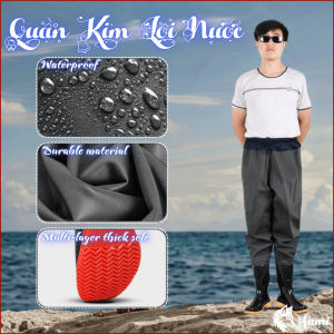 Quần Ủng Lội Nước Đế Cứng Thế Hệ Mới - Quần Ủng Bảo Hộ Lao Động Dày Cao Cấp 2 Lớp SaFami Store