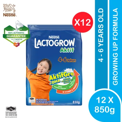 LACTOGROW AKTIF Step 4-6 (850g x 12)