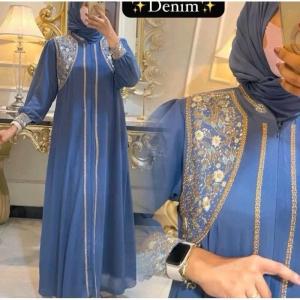 ZIFA FASHION // COD // ARESHA DRESS ABAYA CRUTY BORDIR // GAMIS ABAYA BUSUI // DRESS SET HIJAB SEGI 4 // GAMIS CRUTY BORDIR PAYET CANTIK // GAMIS FREE HIJAB TERBARU MODERN // ABAYA CRUTY WARNA BESTSELLER KEKINIAN // *AQ