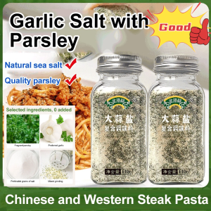 Parsley Garlic Salt/Boiled Vegetable Seasoning/Natural Flavor Enhancer/Herb Infused Cooking Spice/Multipurpose Seasoning Salt