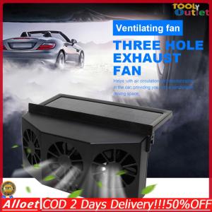 3 Head Car Fan USB Charge Big Wind Three Speed Control Back Seat Fan Auto Interior Accessories