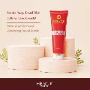 MIRACLE WHITE DEEP CLEANSING FACIAL SCRUB