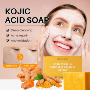 Turmeric Kojic Acid De-Darkening Handmade Soap Face Cleansing Bath Soap Hand Soap Deep Cleansing Brighten Skin Tone 姜黄曲酸去黑手工皂