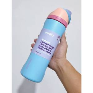 [Ready Stocok]Owala FreeSip Stainless Steel Water Bottle 24oz & 32oz Insulated BPA-Free with Straw
