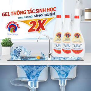 Chanteclair chất tẩy rửa thông cống Dọn Dẹp Cống Sạch Mạnh Mẽ Đảm Bảo An Toàn Cho Gia Đình