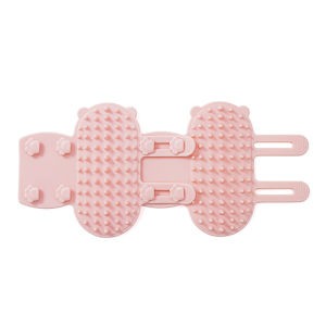 2PCS Cat Self Groomer Brush Adjustable Silicone Cat Face Scratcher for Long & Short Fur Cats