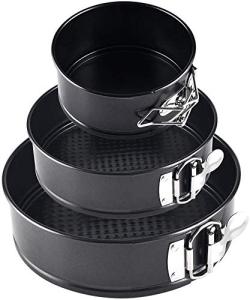 3-piece Set Round Shape Cake Mould Pan cake moulder  Keimav