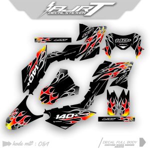 decal dtracker full body - stiker dtracker keren body item motif api - ajrt.051