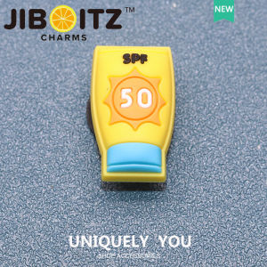 Jibbitz cross charm Shoe Buckle Shoe Accessories 3D Three-Dimensional Beach Chair Crab Drink DIY Fashion Decorative Buckle