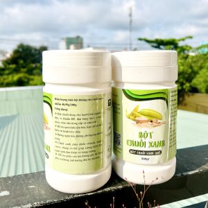 Combo 2 Hộp Bột Chuối Xanh Nguyên Chất Tinh Bột Chuối Tiêu Hữu Cơ Hỗ Trợ Tiêu Hóa Dạ Dày Tốt Cho Sức Khỏe Hộp 500g