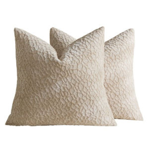 30x50cm/45x45cm/50x50cm 3D Raised Embroidery Cushion Cover Luxury Textured Chenille Throw Pillow Case Modern Neutral Soft Decorative Pillow Covers