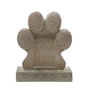 Dog Memorial Statue Pet Tombstone Resins Sculpture for Garden and Indoor Decors for Comforting Grieving Pet Owners