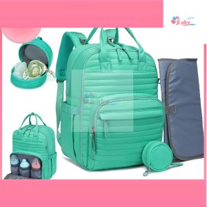 Baby Diaper Changing Bag Waterproof Material Adjustable & Padded Shoulder Strap Equipped with Changing Mat