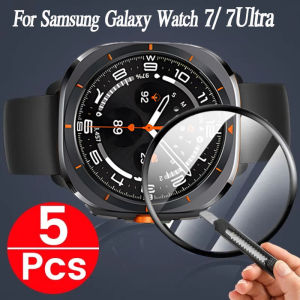 3D Soft Fibre Glass Protective Film For Samsung Galaxy Watch 8 Classic Ultra 2025 Full Curved Cover Screen Protector Film Galaxy Watch 8 7 40mm 44mm Smart Watch