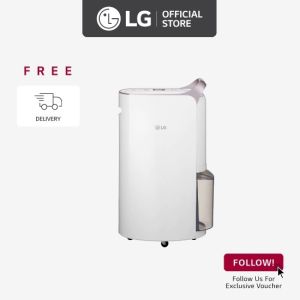[Pre-Order] LG MD19GQGA1 30L PuriCare™ Dehumidifier | Dual Inverter (76m2) | Ionizer | ThinQ™(Wifi)