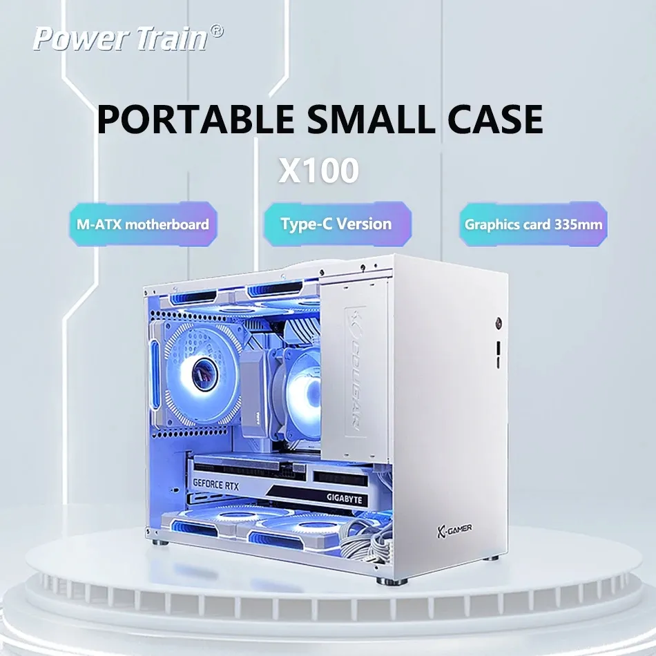 Power Train X100 Portable Handheld Case Mini-ITX/MATX Motherboard
