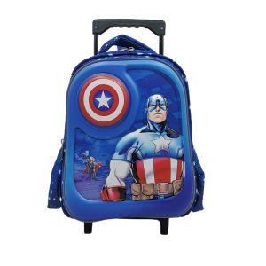 14 New Cartoon Trolley School Backpack Kids Trolley Bag
