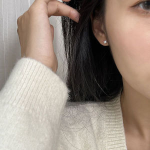 Hmeme 1คู่3 4 5มม. คริสตัลเพทายหู studs ต่างหูสำหรับผู้หญิงสแตนเลสกระดูกอ่อนเกลียวหูเจาะเล็บหูเครื่องประดับ GIF