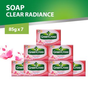 Green Cross Clear Radiance Moisturizing Germ-Protection Bar Soap (85g) Set of 7