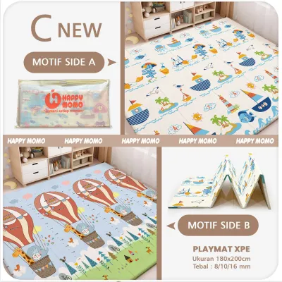 Karpet Lipat Anak Tebal 8mm – Playmat Tikar Foam Foldable 180x200 cm