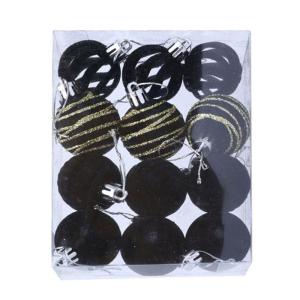 12Pcs Christmas Ball Baubles Ornament Shatterproof Christmas Tree Hangings Decorations for Wedding Winter Holiday