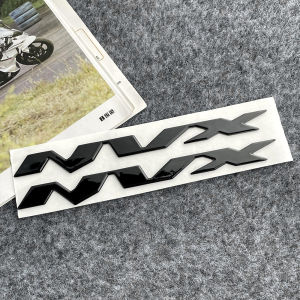 Cho Yamaha NVX 155 Logo biểu tượng 3D nhựa Gel miếng dán trang trí xe máy xe mô tô Scooter đề can phần thân NVX phụ kiện