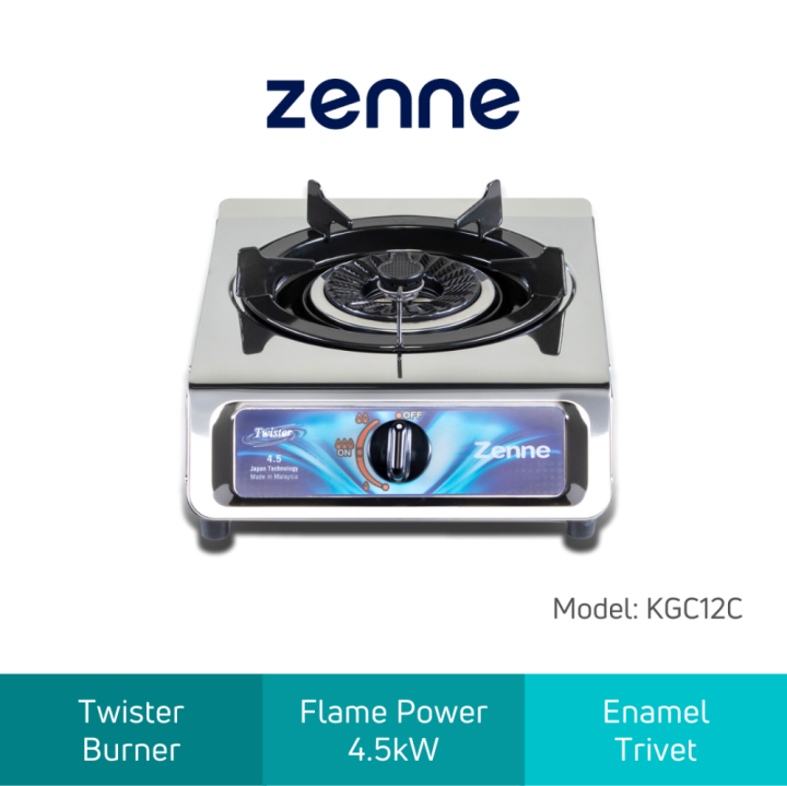 Zenne Single Gas Stove Model Kgc C Lazada