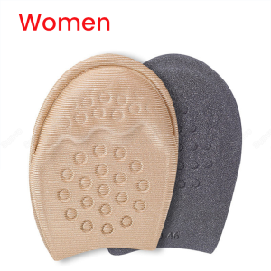 SRIEI 1 Pair Adjustable Forefoot Pad Non-slip Shoes Insert Shock Absorption Decompression Half Insoles