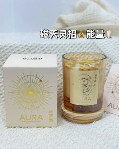 磁天灵招财能量蜡烛Aura Energy Candle 磁天灵Aura Revive Mist30ML 放松心灵Purify magnetic field 聚财gather wealth & energy
