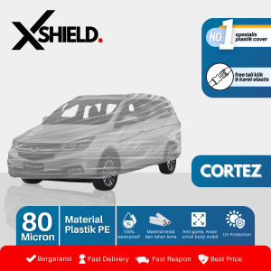 Sarung Mobil Plastik WULLING CORTEZ Body Cover Mobil new cortez Transparan PE8