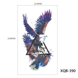 CHUN053634 Rose Animals Warrior Tiger Wolf Large Tribal Lion Black Tattoo Sticker Tattoo Sleeve Temporary Tattoos Fake Tattoo Stickers