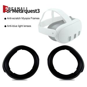 Meta Quest 3 ống kính VR khung bảo vệ bìa chống trầy xước Đèn xanh dương lọc bền Tai nghe phần
