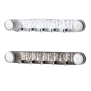 Sturdy Plastic Materials Waving Designs Multipurpose Hook Home Accessory for Home Storage Solution Without Drilling