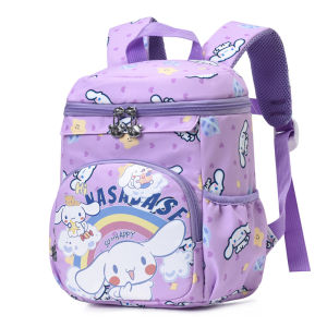 Childrens School Bag Nylon Cartoon Kuromi Cute KT Melody Girls Go Out Lightweight Backpack for Kindergarten Hello Kitty