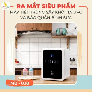 Máy tiệt trùng sấy khô tia UVC và bảo quản bình sữa Moaz BéBé MB – 038