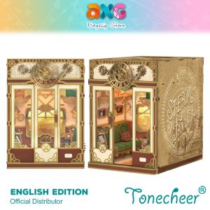 Tonecheer DIY Book Nook Steam Fantasy Infinity Train Cabin Puzzles (TQ442) DIY Miniature Dollhouse