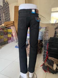 CELANA JEANS PANJANG STANDART RIPPED PRIA JEANS REGULER GREY HITAM PEKAT
