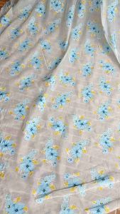 kain organza motif embose organdi - harga setengah meter