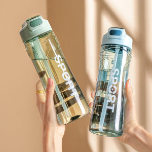 BOTOL MINUM AESTHETIC SPORT BENING TALI PEGANGAN ANTI TUMPAH/BOTOL  PORTABLE SEDOTAN TY 2039