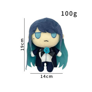 New 20cm Q Version Yamato Nadeshiko Anime Cartoon Ado Hibana Kimono Plush Doll Girl Kawaii Bedroom Pillow Ornament Birthday Gift