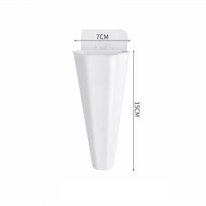 Multifunctional Wall Mounted Vase Punch Free Green Dill Hanging Flower Pot Home Wall Decoration