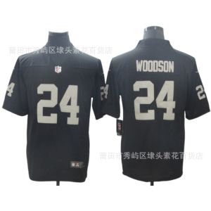 NFL Raiders ragbi Jersey bola seragam Oakland Raiders jersi sulaman dalam stok