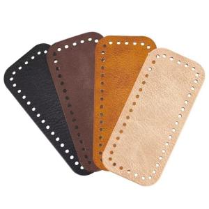 Leather Craft Bag Bases Handmade Bag Base 22x10cm 8x18cm PU Leather Bag Base for Crocheting Bag Shoulder Bag Base Pad