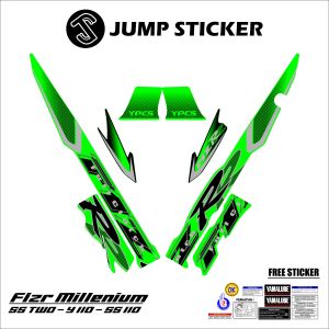 Stiker striping F1ZR millenium - ss two - y110 - s110 grafis variasi 20