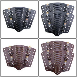 Renaissances Styles Armguard Potion Flask Wrist Guard Comfortable Leather Armwear for Everyday Vintage Accessory