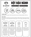Bột Đậu Nành DK Harvest 500g - hạt đậu nành đã được rang chín, nguyên chất, không chất bảo quản. 