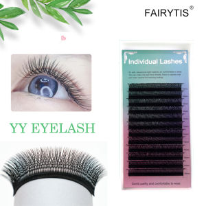 12 Rows Y Shape Lashes Individual Eyelashes Extension Wholesale Professional False Eyelashe Vendors Makeup