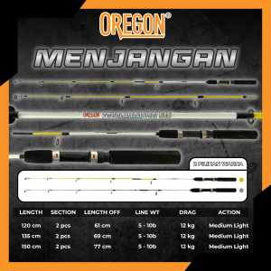 joran oregon menjangan sambung 2 medium light kuat